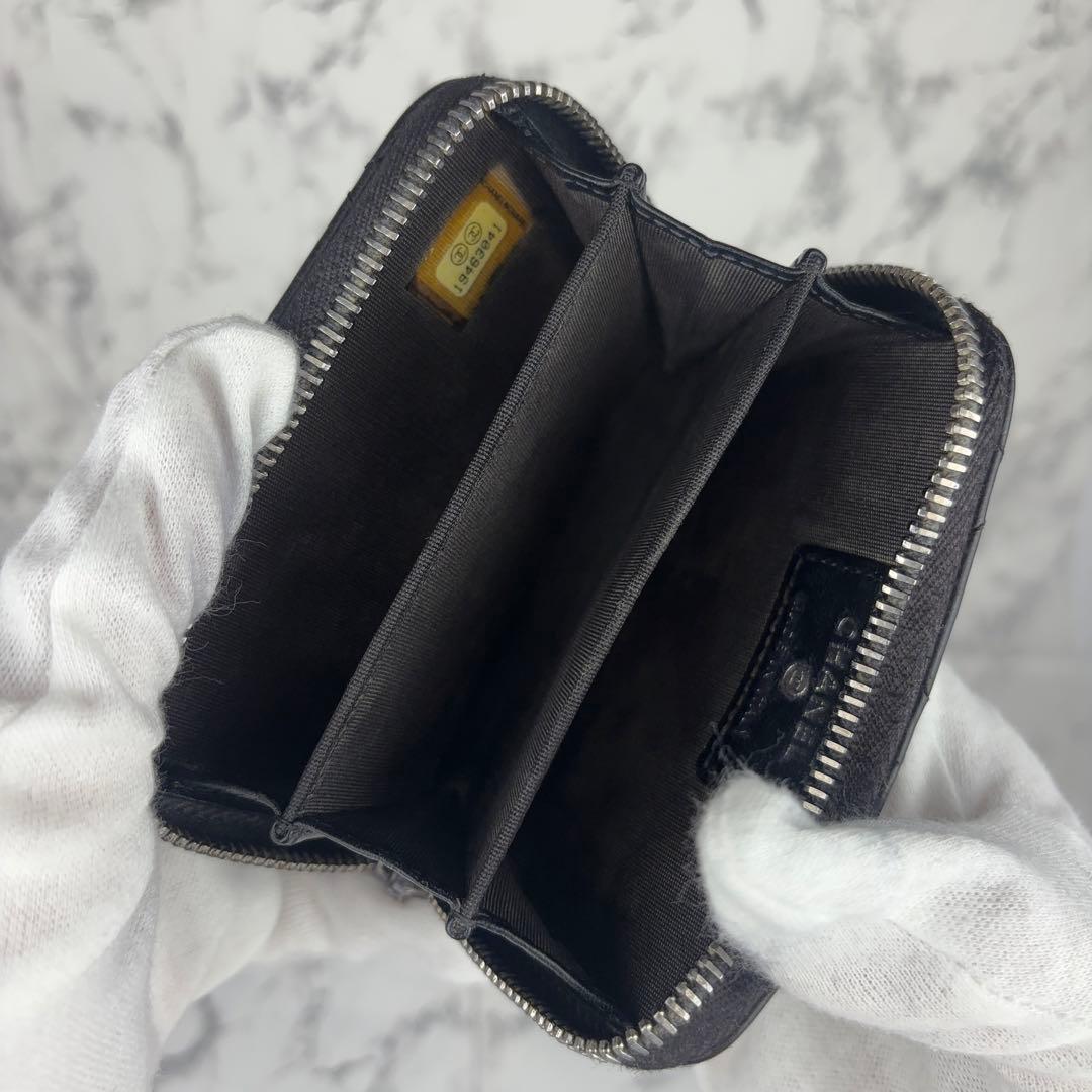 90 CHANEL ラウンドファスナー　ケース