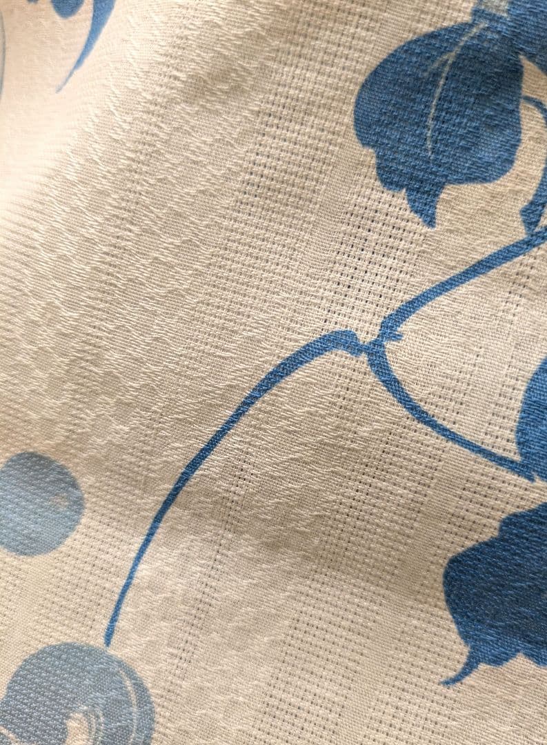 新品　ブランド浴衣　変わり織り