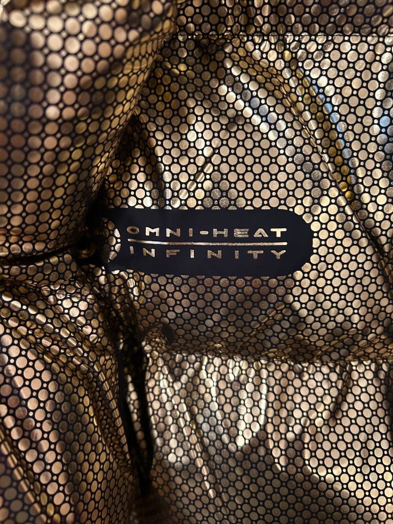 美品★コロンビア メンズ XL ダウンジャケット オムニヒート フード ファー付