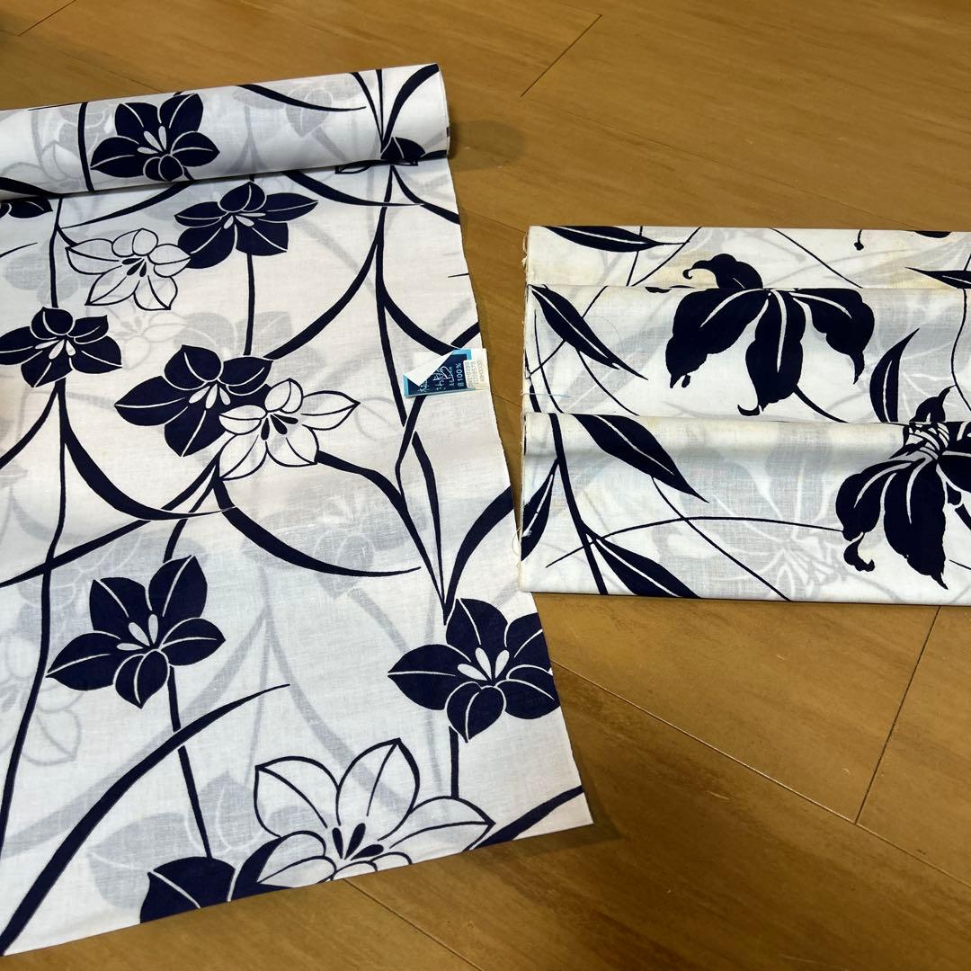 ４　浴衣反物　まとめ　純綿　１０点セット