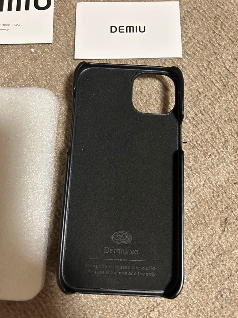 DEMIU BALLON デミウルーボ iPhone14plus ブラック