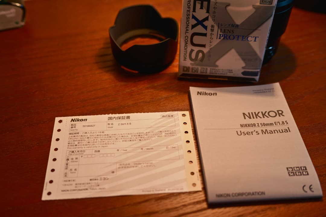 【美品】NIKKOR Z 50mm f/1.8 S（Zマウント用 単焦点レンズ）