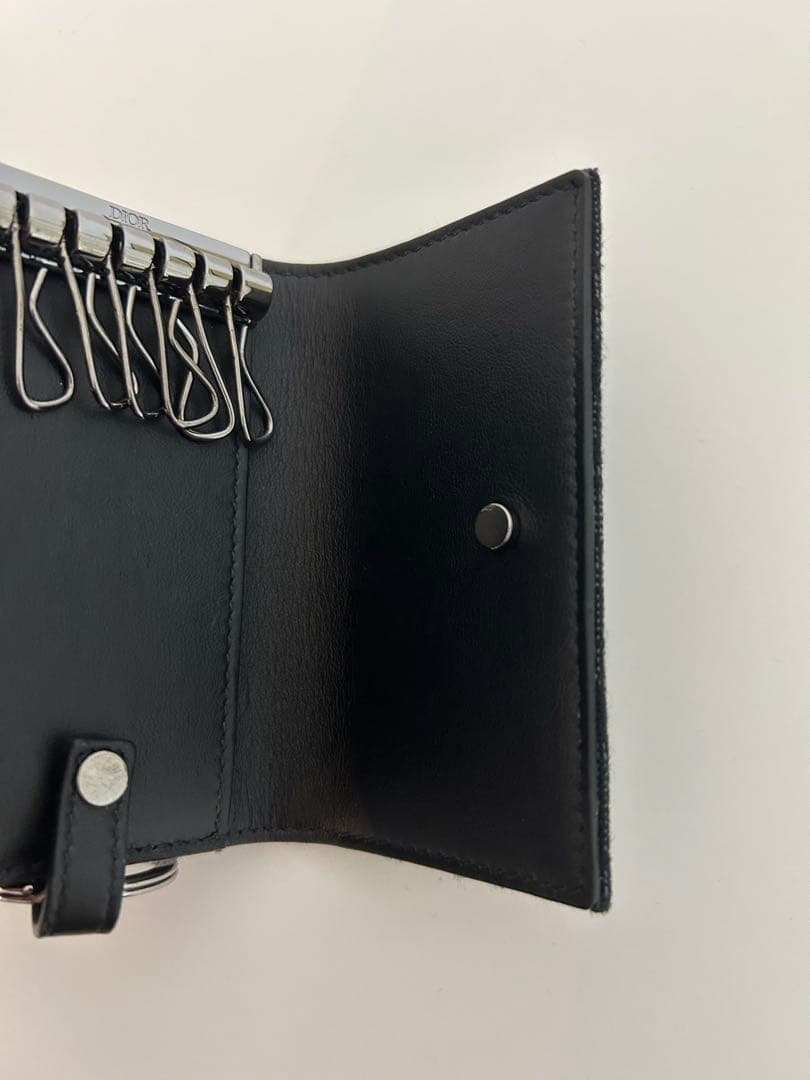 DIOR ディオール キーケース オブリーク ジャガード