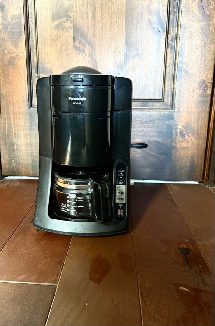 パナソニックコーヒーメーカー 全自動ミル付き沸騰浄水機能 （Panasonic)