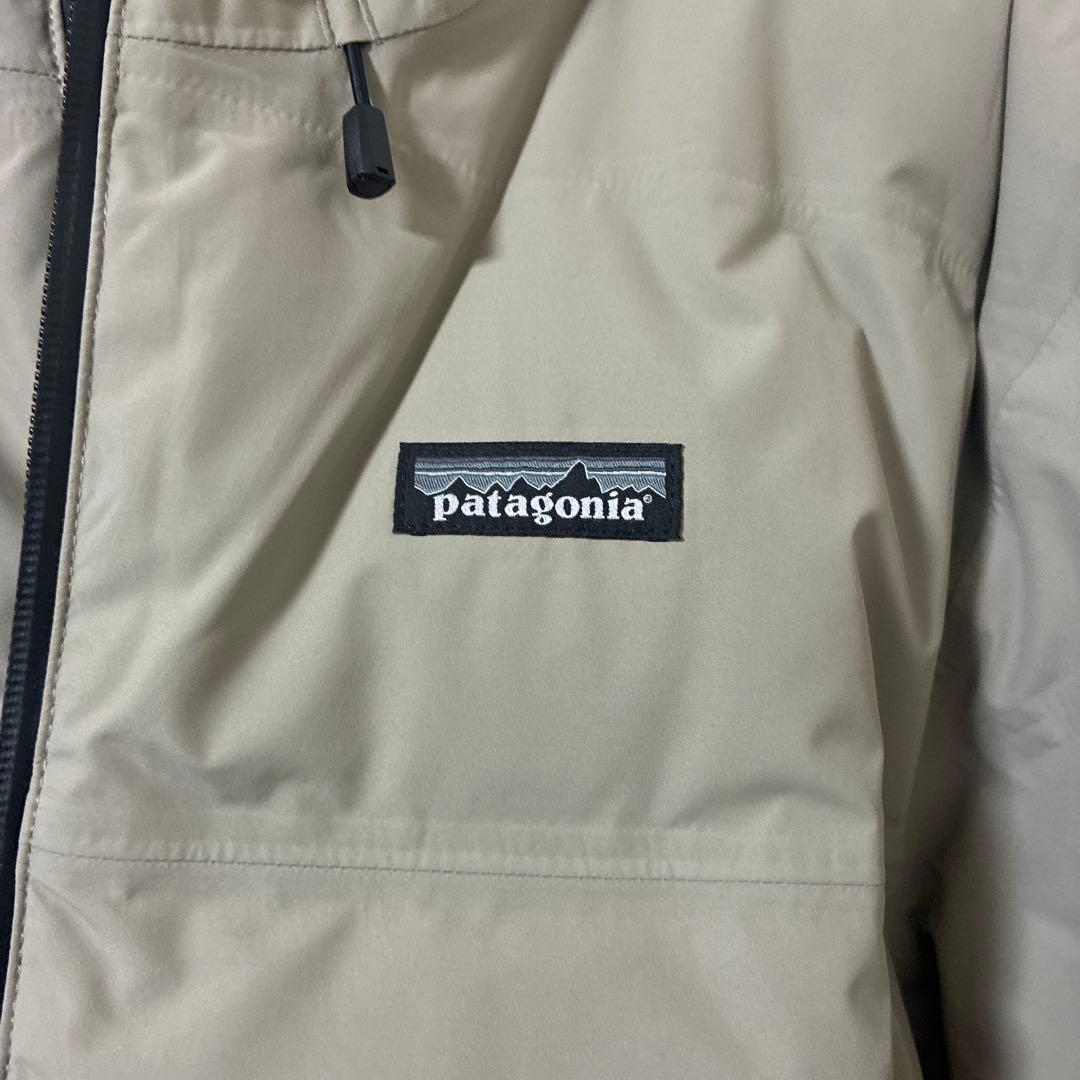 patagonia ベージュ ダウンジャケット M