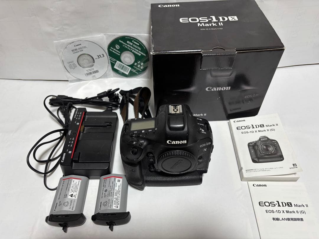 Canon EOS-1D X Mark II 本体 専用バッテリー2個付き
