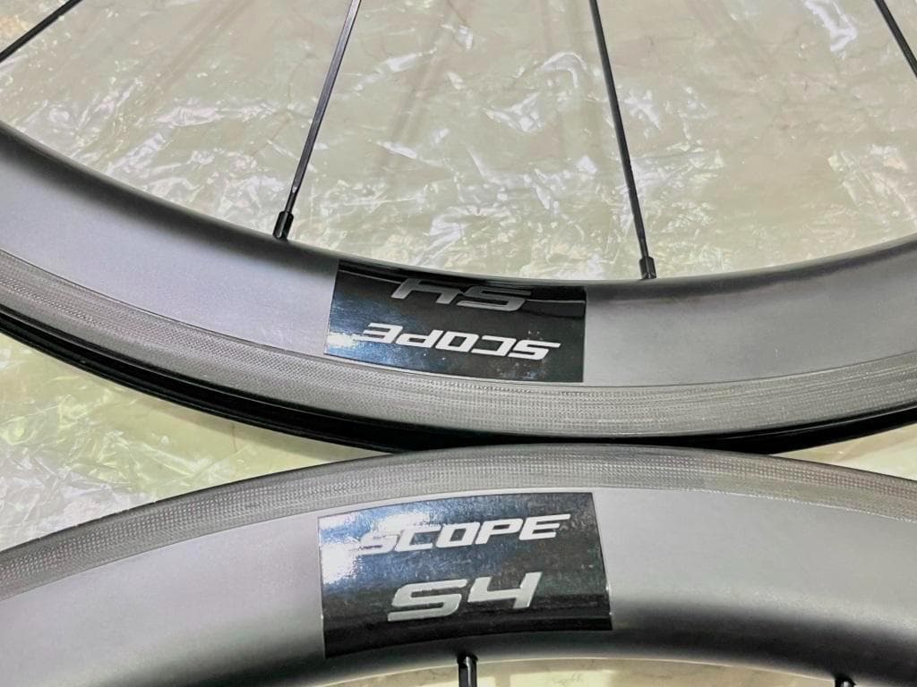 【横浜港のカモメ】ScopeCyclingS4Rimカーボンホイールセット