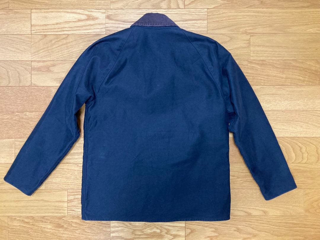 FOB FACTORY ライディングジャケット モールスキン ネイビー