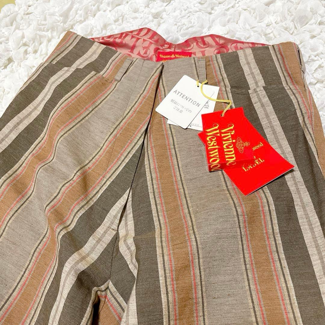 新品 ヴィヴィアン ウエストウッド レッドレーベル リネン サルエルパンツ 派手
