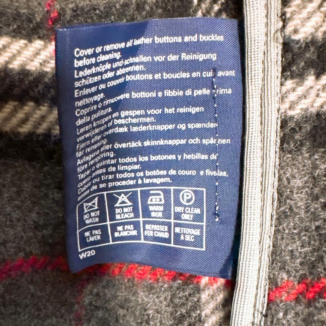 Burberry's イングランド製　ダッフルコート　チェック　大きいサイズ
