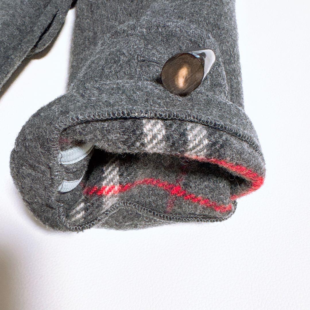 Burberry's イングランド製　ダッフルコート　チェック　大きいサイズ