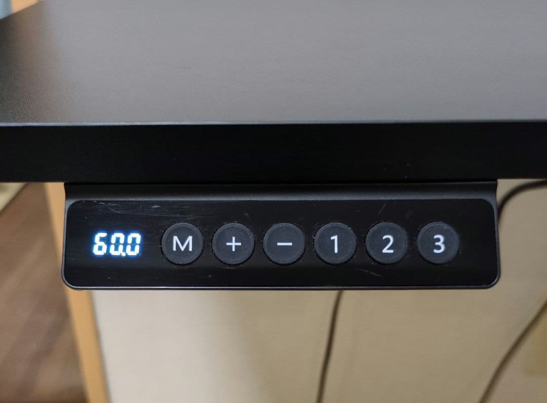 【価格交渉可】Rston 電動昇降デスク サイドテーブル 黒 メモリ機能