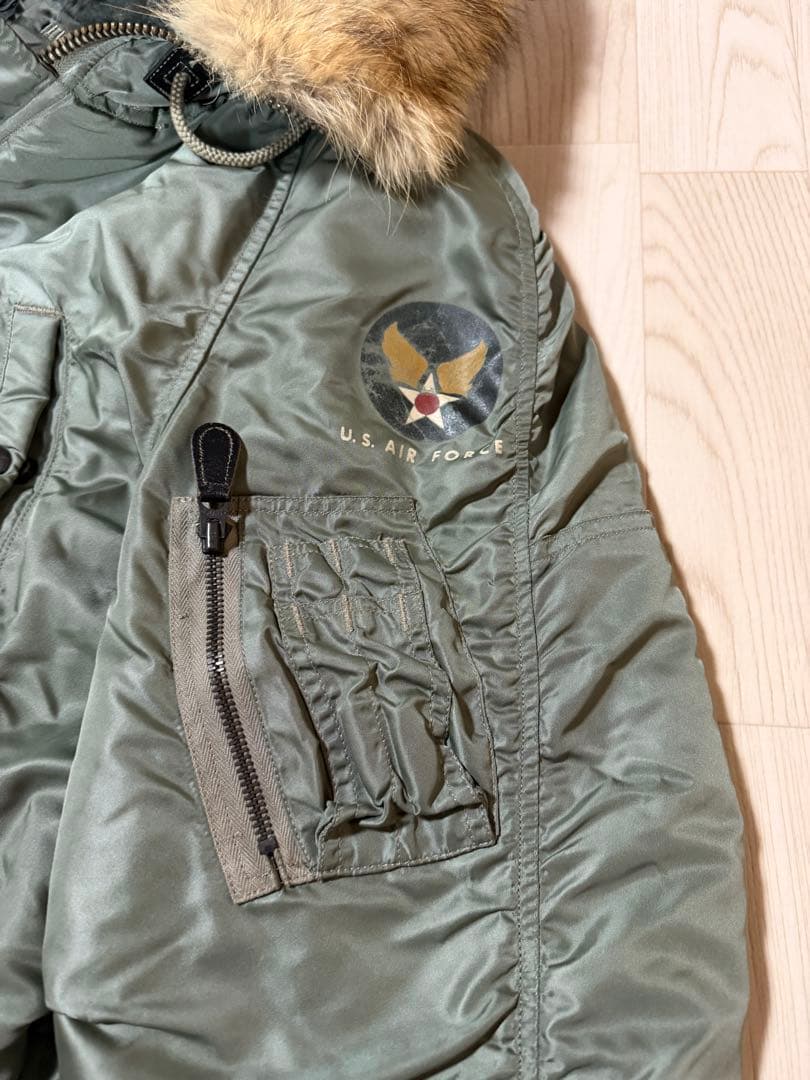 【特別価格】ザリアルマッコイズ　N-3B フライトジャケットミリタリー オリーブ