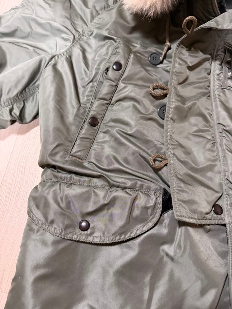 【特別価格】ザリアルマッコイズ　N-3B フライトジャケットミリタリー オリーブ