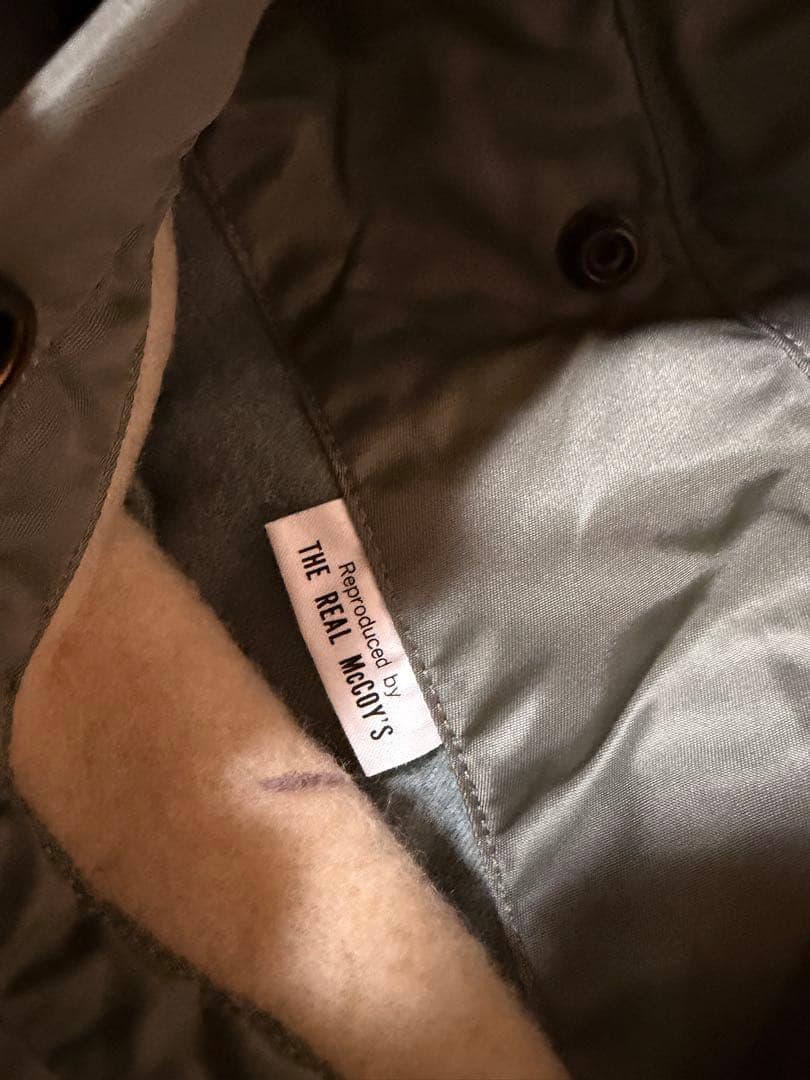 【特別価格】ザリアルマッコイズ　N-3B フライトジャケットミリタリー オリーブ