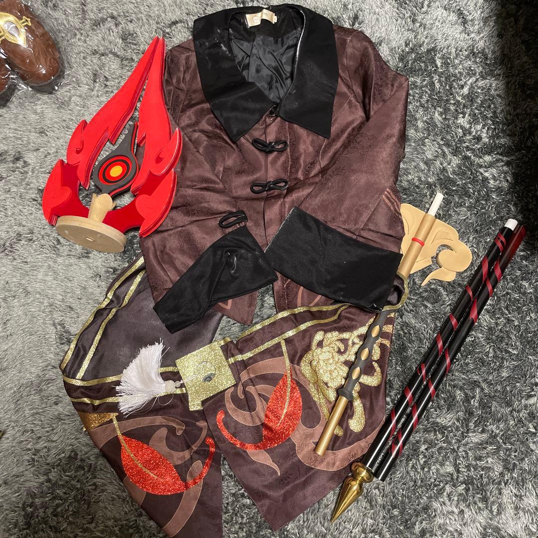 原神　胡桃　コスプレ衣装　江南猫次 ウィッグ付き