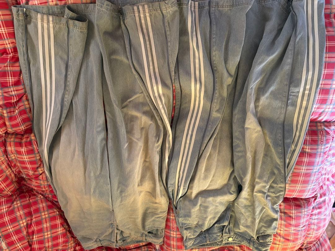 adidas ジップデニムパンツ31サイズ