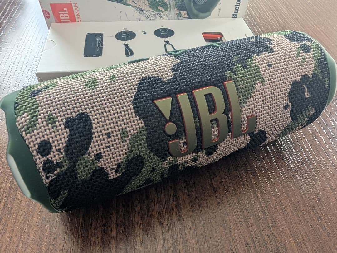 美品 JBL Flip 7 ワイヤレスBluetoothスピーカー スクワッド