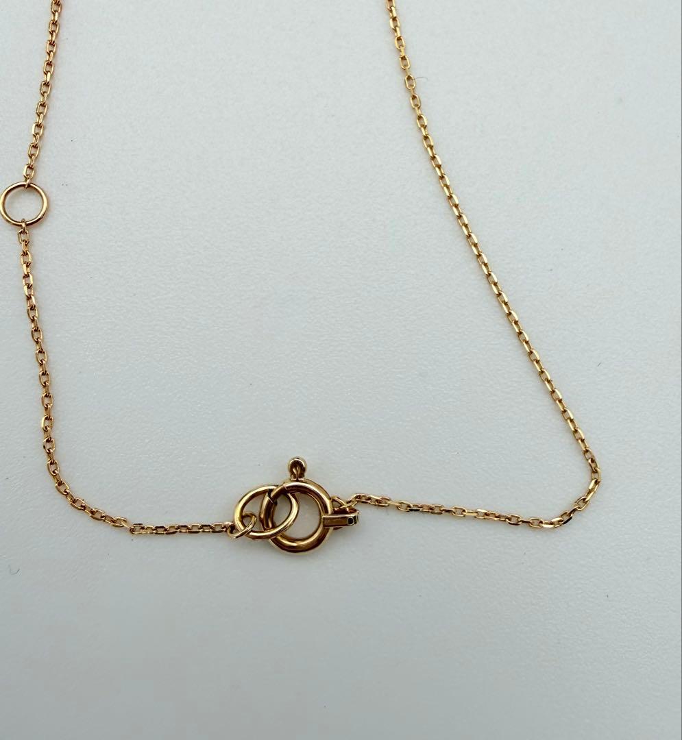 Ponte Vecchioポンテヴェキヨ ハート型サファイア K10 ネックレス