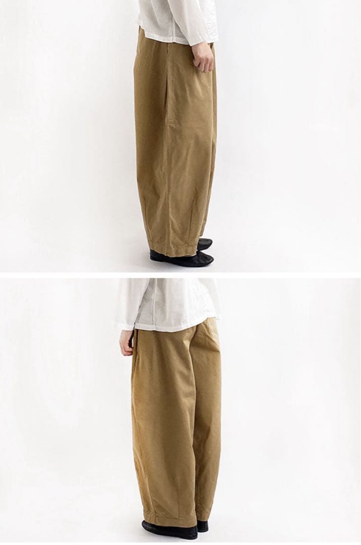 HARVESTY ハーベスティ コットン チノクロス サーカスパンツ サイズ1