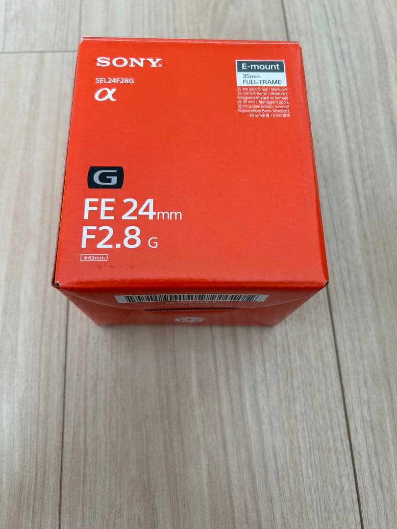 SONY FE 24mm F2.8 G Eマウントレンズ[SEL24F28G]
