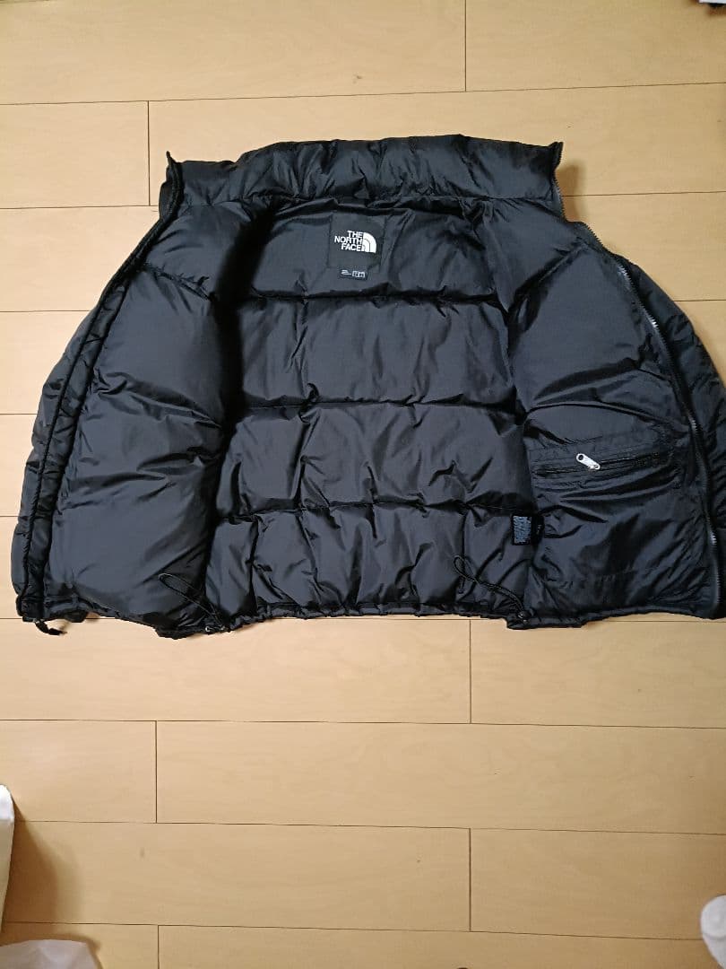 1度のみ着用 ザノースフェイス ダウンジャケット フード付き　Mサイズ