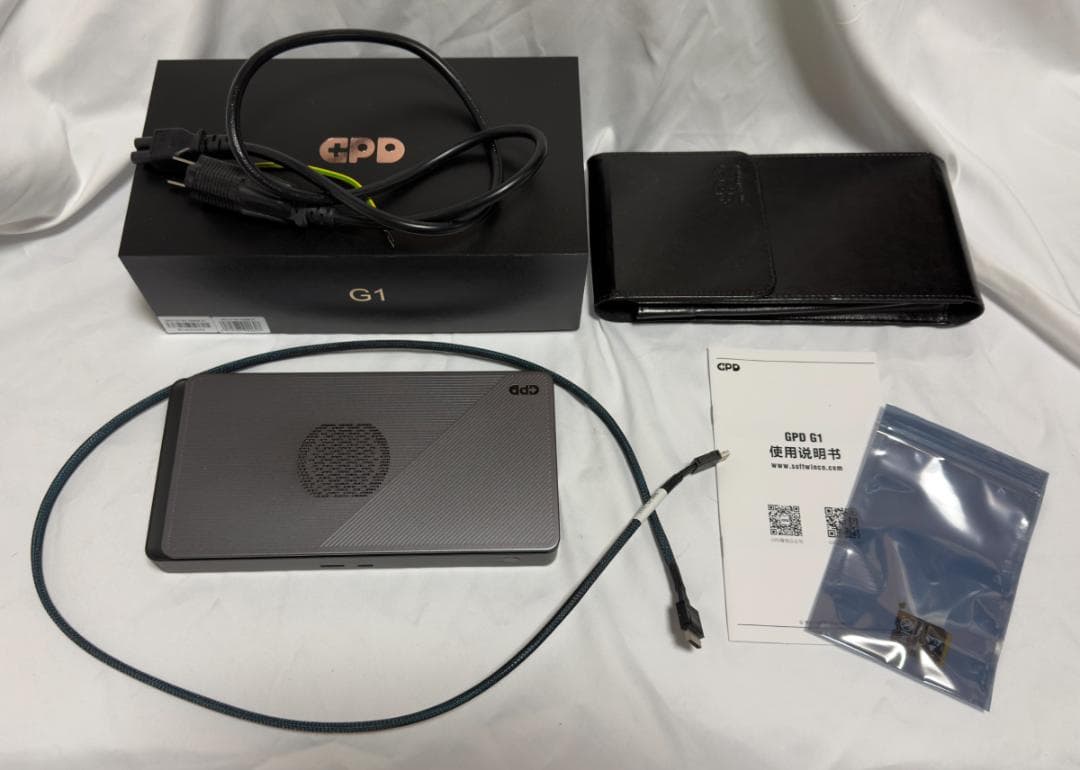 GPD G1 2023(eGPU) + OCiLinkケーブル + 専用ケース