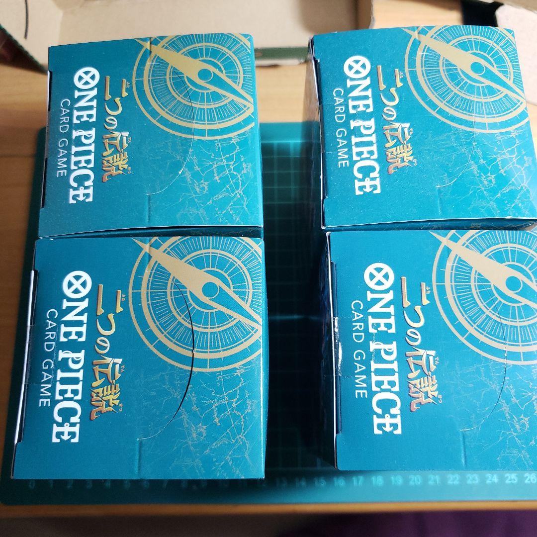 ワンピースカード　二つの伝説　4BOX　新品未開封テープ付き