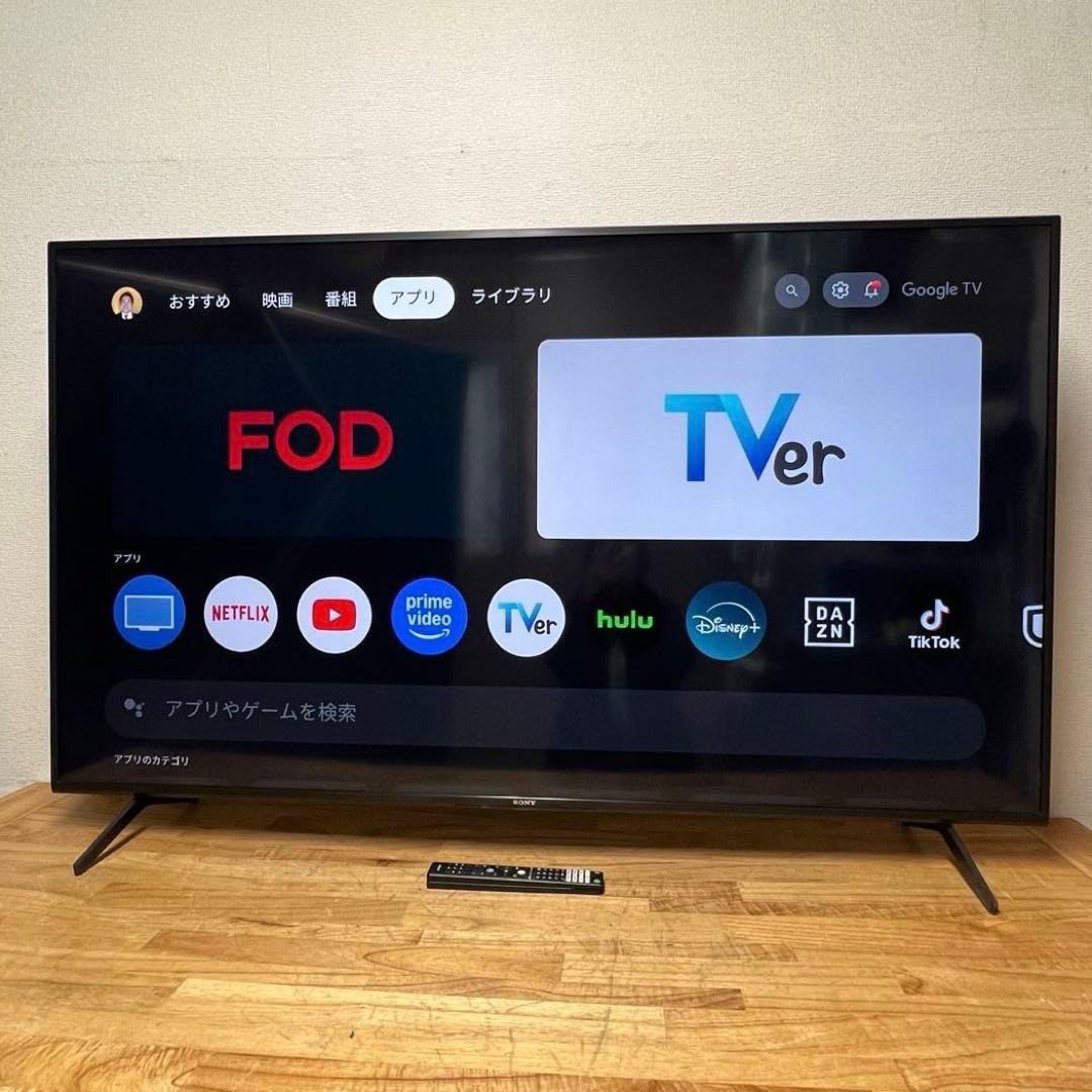 SONY 65V型 4K 液晶テレビ Google TV KJ-65X80J