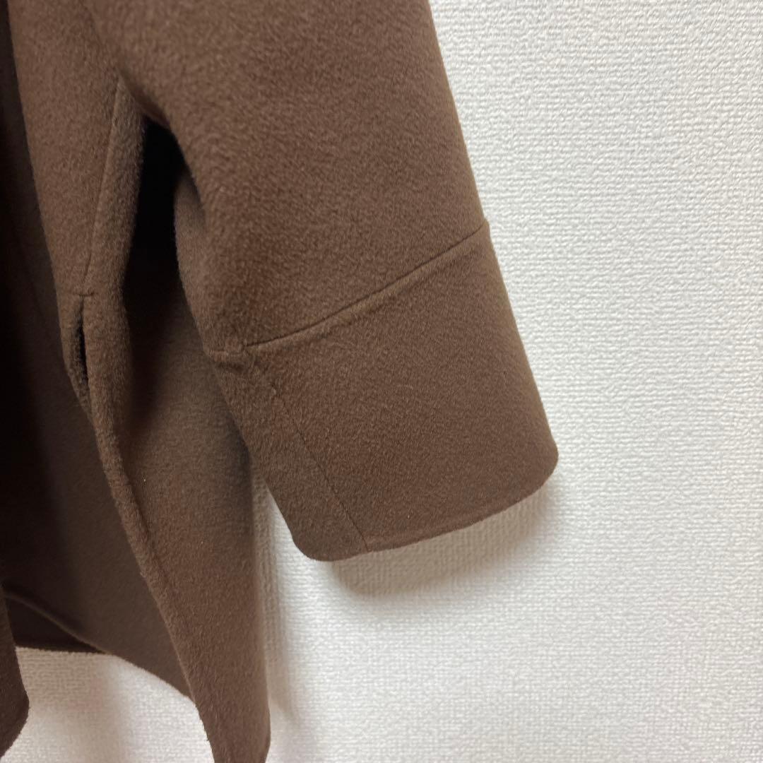 IENA スーパー160ダブルフェイス ショートコート　ブラウン　38