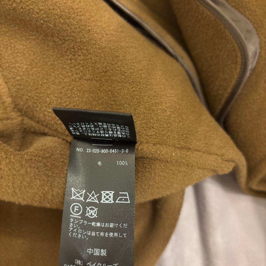 IENA スーパー160ダブルフェイス ショートコート　ブラウン　38