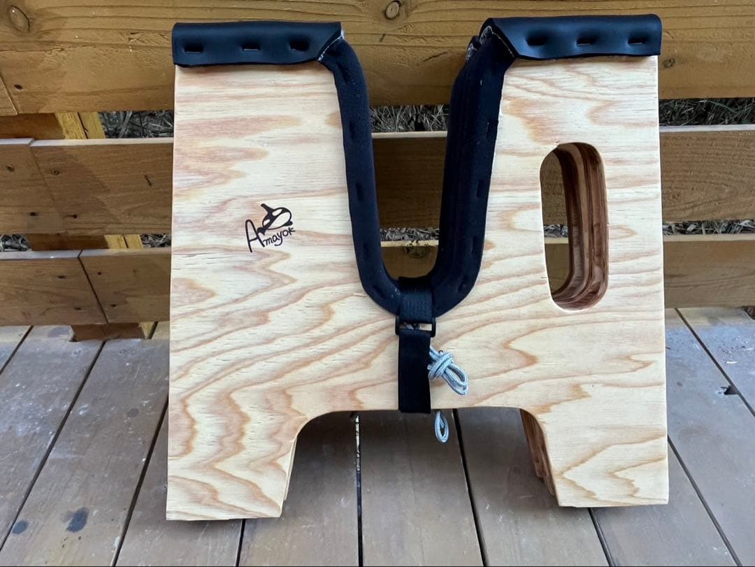 【Amayokオリジナル】サーフボードスタンド　木製　ロングボード