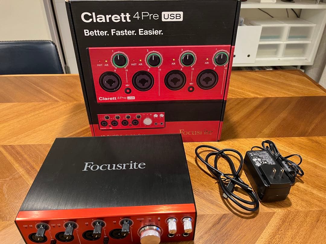 【美品】Focusrite Clarett 4pre USB