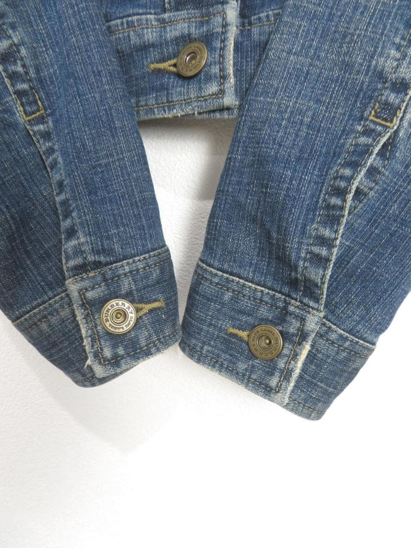 バーバリーブルーレーベル ノバチェック ストレッチ Gジャン 36 レディース