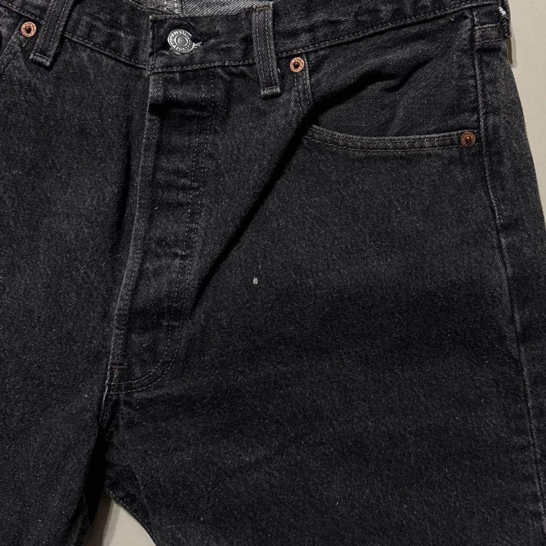 Levi's 501-0658 先染めブラック W34L30 USA製