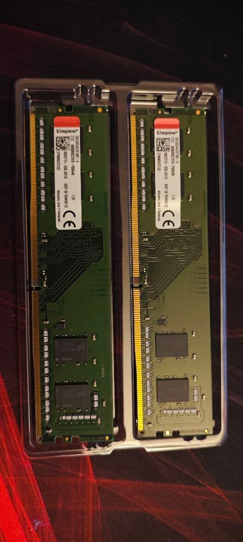 Kingston DDR4メモリ3200MHz 8GB×2セット