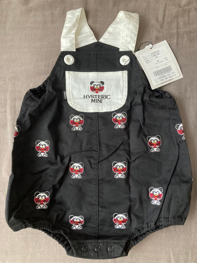HYSTERIC MINI （ヒステリックミニ）PANDA サロペット