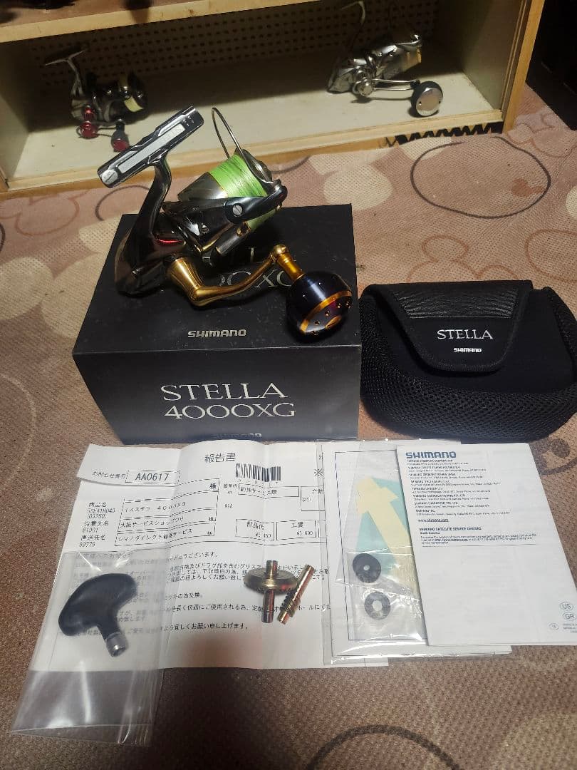 SHIMANO STELLA 4000XG 極上ライン付きOH済み未使用