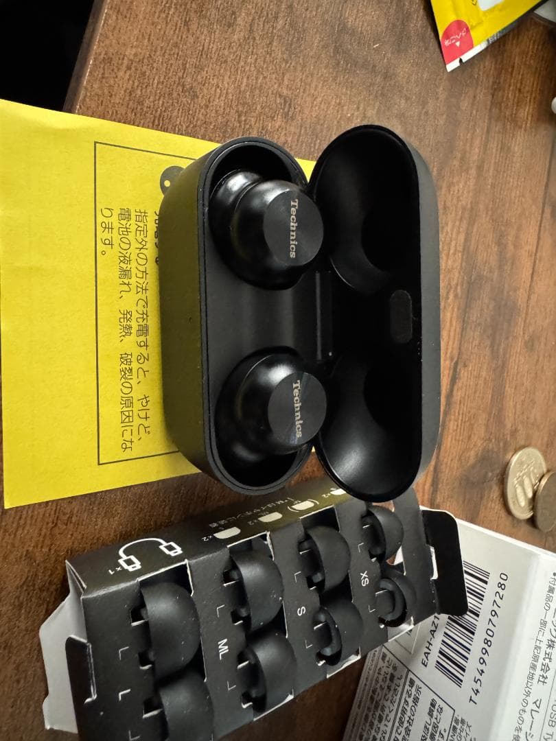 Technics EAH-AZ100 ワイヤレスイヤホン　ブラック　美品