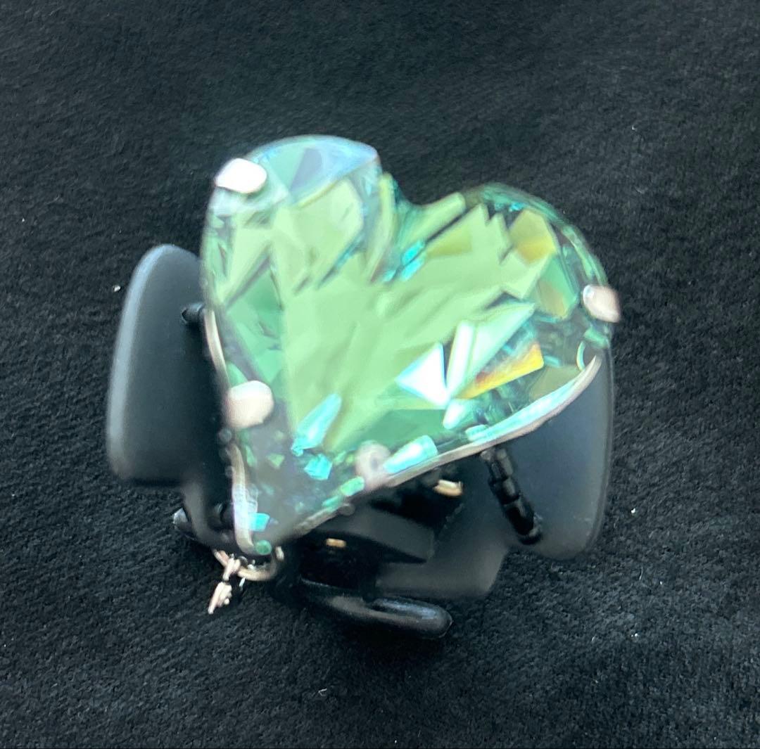 コンプレックスビズ ビッグハート デザートクリップ(グリーン)