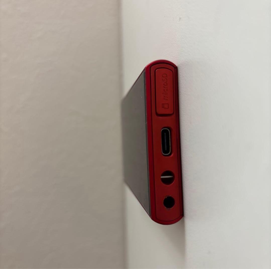 ソニーウォークマンA100シリーズ64GB NW-A107 赤＋SDカード付