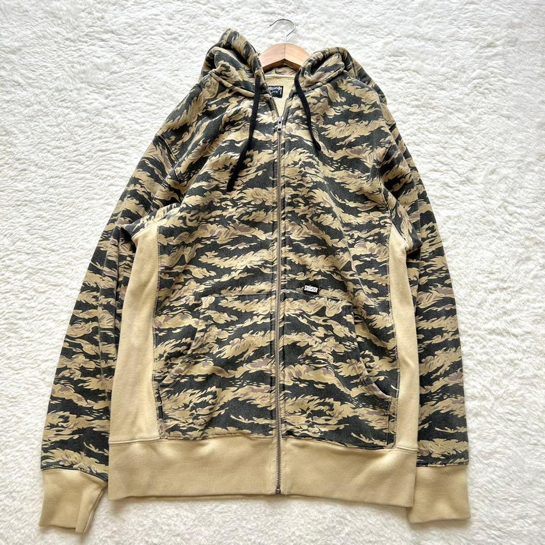 00s OLD STUSSY オールドステューシー　タイガーカモ　セットアップL