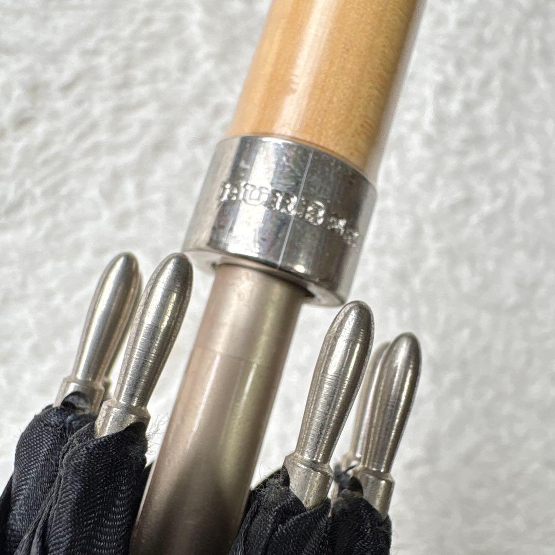 BURBERRY 長傘　レディース　アンブレラ　黒　日本製　シャドーホース