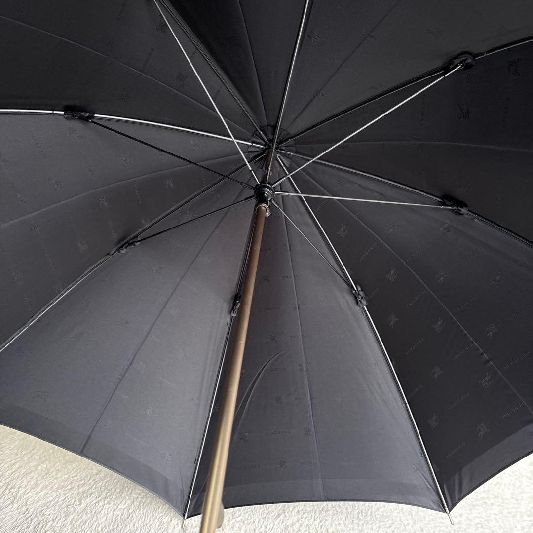 BURBERRY 長傘　レディース　アンブレラ　黒　日本製　シャドーホース