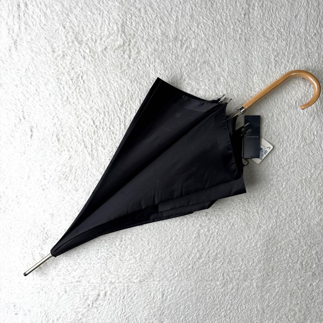 BURBERRY 長傘　レディース　アンブレラ　黒　日本製　シャドーホース