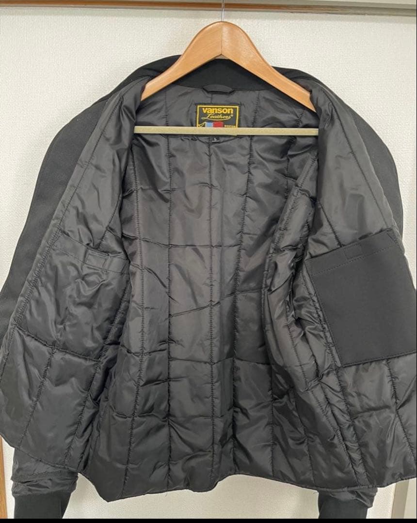 Vanson ライダースジャケットデニムプロテクター付き
