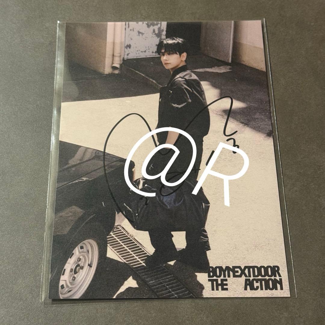 BORNEXTOOR THE ACTION ジェヒョン 直筆サイン カード