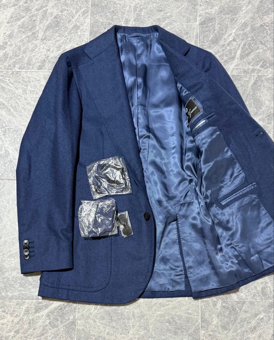 LUCA GRASSIA ルカ グラシア ウール テーラード ジャケット 44