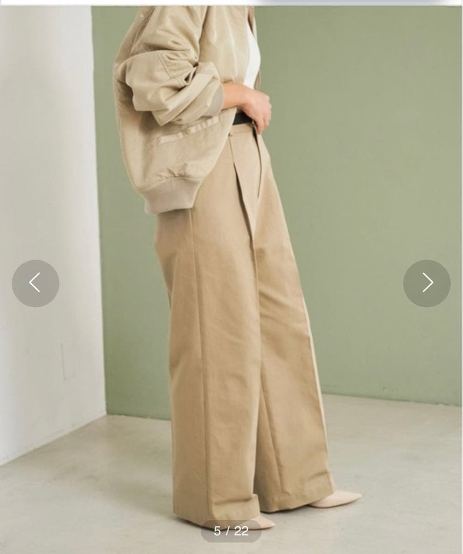 大人気♡plage Dress Chino パンツ2 38
