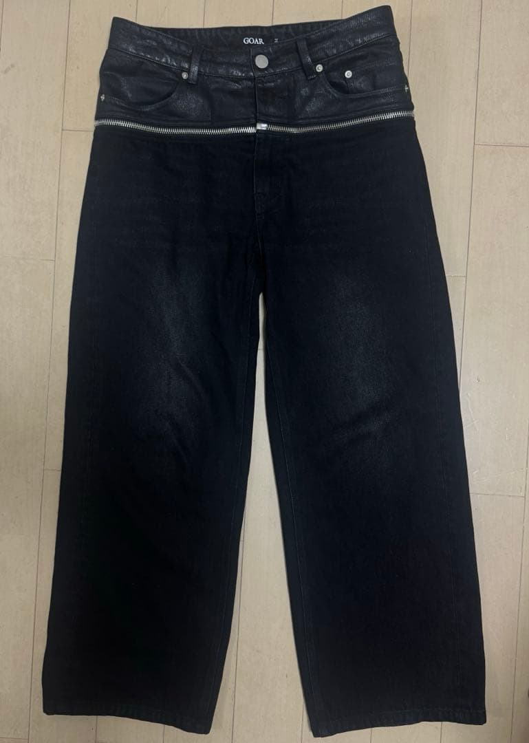 パンツ GOAR goar.archive ZIPPER WAIST DENIM